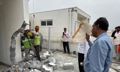 ನಕ್ಷೆ ಮಂಜೂರಾತಿಗೆ ವ್ಯತಿರಿಕ್ತವಾಗಿ ನಿರ್ಮಾಣವಾಗಿರುವ ಕಟ್ಟಡದ ಹೆಚ್ಚುವರಿ ಭಾಗದ ತೆರವು ಕಾರ್ಯಚರಣೆ : ಡಿ.ಎಸ್.ರಮೇಶ್