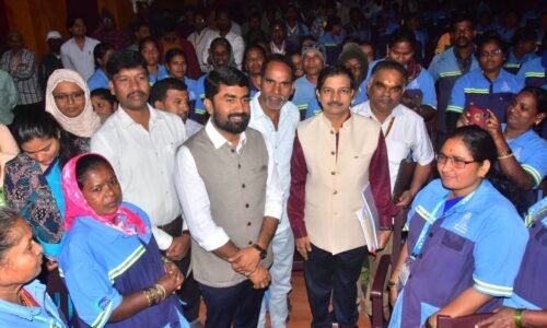 ಪೌರಕಾರ್ಮಿಕರ ಸಿಗಬೇಕಾದ ಸೌಲಭ್ಯಗಳ ವಿಚಾರದಲ್ಲಿ ಯಾವುದೇ ರಾಜಿ ಇಲ್ಲ: ಪಿ .ರಘು