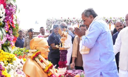 ಅಂಬೇಡ್ಕರ್ ದೇಶ ಕಂಡ ಅಪರೂಪದ ನಾಯಕ |ಅಂಬೇಡ್ಕರ್ ದೇಶದಲ್ಲಿ ಸಾಮಾಜಿಕ ನ್ಯಾಯ ಸಿಗದವರ ಪರವಾಗಿ ಹೋರಾಟ ಮಾಡಿದರು : ಸಿಎಂ ಸಿದ್ದರಾಮಯ್ಯ