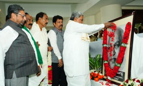 ಎಸ್.ನಿಜಲಿಂಗಪ್ಪನವರು ಕರ್ನಾಟಕ ಕಂಡ ಅಪರೂಪದ ರಾಜಕಾರಣಿ: ಸಿಎಂ ಸಿದ್ದರಾಮಯ್ಯ