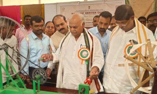 ಜವಳಿ ನೀತಿಯಲ್ಲಿ ಕೈಮಗ್ಗ ಉದ್ದಿಮೆಗೆ ಉತ್ತೇಜನ: ಸಚಿವ ಶಿವಾನಂದ ಪಾಟೀಲ