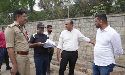 ಮೇಲ್ಸೇತುವೆಗೆ 5 ಪೋರ್ಟಲ್ ಪಿಯರ್ ಗಳು ಅಳವಡಿಸಲು ಸೆಂಟ್ ಜಾನ್ಸ್ ಜಾಗ ಮಾರ್ಕ್ ಮಾಡಿ ಕೂಡಲೆ ಕೆಲಸ‌ ಪ್ರಾರಂಭಿಸಿ : ಮಹೇಶ್ವರ್ ರಾವ್