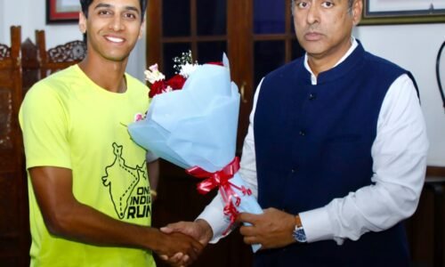 ಕನ್ಯಾಕುಮಾರಿಯಿಂದ ಕಾಶ್ಮೀರದವರೆಗೆ 5,000 ಕಿ.ಮೀ. ಓಟ ಶ್ಲಾಘನೀಯ: ಮಹೇಶ್ವರ್ ರಾವ್