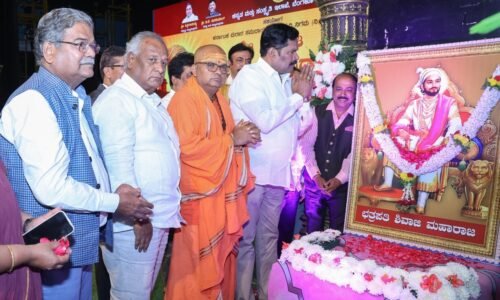 ಶಿವಾಜಿ ಹೆಸರಿನಲ್ಲಿ ಧರ್ಮ ರಾಜಕಾರಣ ಸಲ್ಲ: ಸಚಿವ ಶಿವರಾಜ್ ತಂಗಡಗಿ