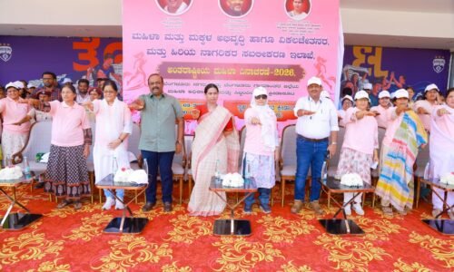 ಮಹಿಳಾ ಮತ್ತು ಮಕ್ಕಳ ಅಭಿವೃದ್ಧಿ ಇಲಾಖೆಯ ಸಿಬ್ಬಂದಿ ಕ್ರೀಡಾಕೂಟಕ್ಕೆ ಸಚಿವರಿಂದ ಚಾಲನೆ |ಪ್ರತಿಯೊಬ್ಬರೂ ದೈಹಿಕ ಕ್ಷಮತೆಯನ್ನು ಕಾಪಾಡಿಕೊಳ್ಳಬೇಕು – ಸಚಿವೆ ಲಕ್ಷ್ಮೀ ಹೆಬ್ಬಾಳಕರ್