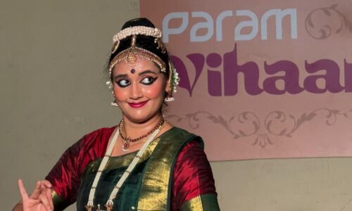 ಜಯನಗರದಲ್ಲಿ ಸಾಂಸ್ಕೃತಿಕ ಸೌರಭ: ‘ಪರಮ್ ವಿಹಾರ’ ವೇದಿಕೆಯಲ್ಲಿ ಮೇಳೈಸಿದ ಗಾನ-ನೃತ್ಯ ವೈಭವ |ಮನಸೂರೆಗೊಂಡ ಶ್ರೀನಿಧಿ ರಾಮಸ್ವಾಮಿ ನೃತ್ಯ ಪ್ರದರ್ಶನ