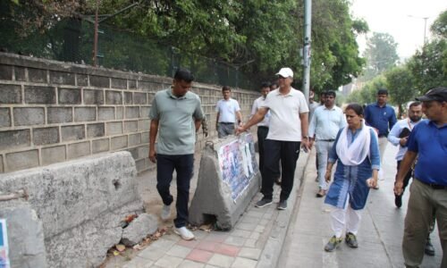 ಪಾದಚಾರಿ ಮಾರ್ಗ ಒತ್ತುವರಿ ಮಾಡಿದವರಿಗೆ ದಂಡ ವಿಧಿಸಿ : ಮಹೇಶ್ವರ್ ರಾವ್