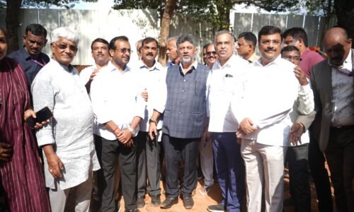 ಜೂನ್ 3ರಂದೇ ಕಾಂಗ್ರೆಸ್ ಕಚೇರಿ ಭೂಮಿ ಪೂಜೆ ಕಾರ್ಯಕ್ರಮಕ್ಕೆ ಆಲೋಚನೆ: ಸಿಎಲ್ ಪಿ ನಾಯಕ ಡಿ.ಕೆ. ಶಿವಕುಮಾರ್