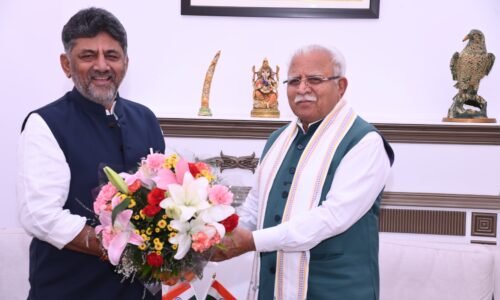ಬೆಂಗಳೂರು ಮೆಟ್ರೋ ಹಾಗೂ RRTS ಯೋಜನೆಗಳಿಗೆ ಶೀಘ್ರ ಅನುಮತಿ ನೀಡಿ: ಕೇಂದ್ರ ಸಚಿವ ಖಟ್ಟರ್ ಅವರಿಗೆ ಡಿ.ಕೆ. ಶಿವಕುಮಾರ್ ಮನವಿ