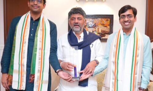 ನವದೆಹಲಿಯಲ್ಲಿ ಸಿಎಂ ಡಿ.ಕೆ. ಶಿವಕುಮಾರ್ ಭೇಟಿಯಾದ ‘ಸ್ಕೈರೂಟ್ ಏರೋಸ್ಪೇಸ್’ ಸಂಸ್ಥಾಪಕರು: ‘ವಿಕ್ರಮ್-1’ ಯಶಸ್ಸಿಗೆ ಮುಖ್ಯಮಂತ್ರಿ ಶ್ಲಾಘನೆ