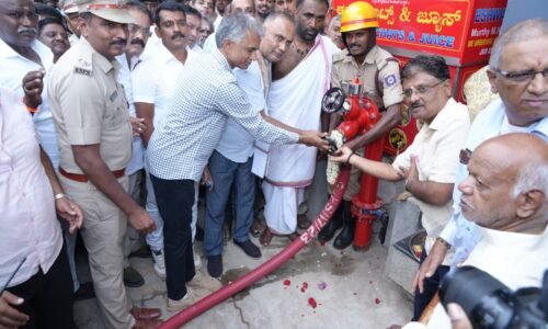 ಬೆಂಗಳೂರು ಪೇಟೆಯ ವೈಟ್ ಟಾಪಿಂಗ್ ರಸ್ತೆಯಲ್ಲಿ ಪ್ರಥಮ ‘ಫೈರ್ ಹೈಡ್ರೆಂಟ್’ ವ್ಯವಸ್ಥೆ : ಕೃಷ್ಣ ಬೈರೇಗೌಡ