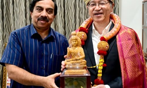 ಕೆಒಎ ಕಚೇರಿ, ಕಂಠೀರವ ಸ್ಟೇಡಿಯಂಗೆ ಭೇಟಿಕೊಟ್ಟ ಜಪಾನ್ ಕೌನ್ಸೆಲ್ ಜನರಲ್ ನವಾತ ಹಿರೋಶಿ | ಕೆಒಎ ಕಾರ್ಯವೈಖರಿಗೆ ಮೆಚ್ಚುಗೆ