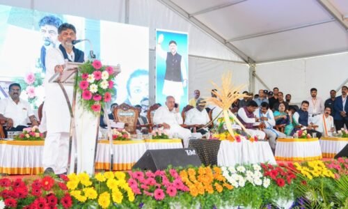 ರೈತರ ಬದುಕು ಉಳಿಸಲು ನಮ್ಮ ಸರ್ಕಾರ ಕೆಲಸ ಮಾಡಲಿದೆ: ಸಿಎಂ ಡಿ ಕೆ ಶಿವಕುಮಾರ್ ಭರವಸೆ | ಚಿಕ್ಕಮಗಳೂರು, ಶಿವಮೊಗ್ಗದಲ್ಲಿ ಸಚಿವ ಸಂಪುಟ
