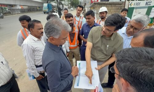 ಕೆಆರ್ ಪುರಂ ನಿಂದ ಹೆಬ್ಬಾಳ ವರೆಗಿನ ಬ್ಲೂ ಲೈನ್ ಮಟ್ರೋ ಕಾಮಗಾರಿ ಶೀಘ್ರ ಮುಗಿಸಿ: ಅಧಿಕಾರಿಗಳಿಗೆ ಸಚಿವ ಕೃಷ್ಣ ಬೈರೇಗೌಡ ಸೂಚನೆ