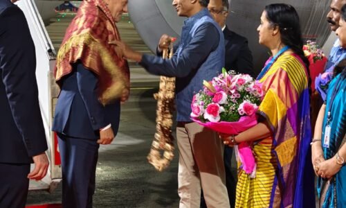 ಬೆಂಗಳೂರಿಗೆ ಆಗಮಿಸಿದ ಪೋಲೆಂಡ್ ಪ್ರಧಾನ ಮಂತ್ರಿ ಡೊನಾಲ್ಡ್ ಟಸ್ಕ್; ಆತ್ಮೀಯವಾಗಿ ಸ್ವಾಗತಿಸಿದ ಸಚಿವ ಕೃಷ್ಣಭೈರೇಗೌಡ