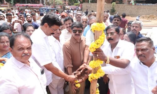 ಶತಮಾನ ಇತಿಹಾಸದ ಹೆಬ್ಬಾಳ ದಸರಾಗೆ ಅ.11 ರಂದು ಚಾಲನೆ|ಭವ್ಯ ವೇದಿಕೆ ನಿರ್ಮಾಣಕ್ಕೆ ಭೂಮಿಪೂಜೆ ನೆರವೇರಿಸಿದ ಸಾರಿಗೆ ಸಚಿವ ಬೈರತಿ ಸುರೇಶ್