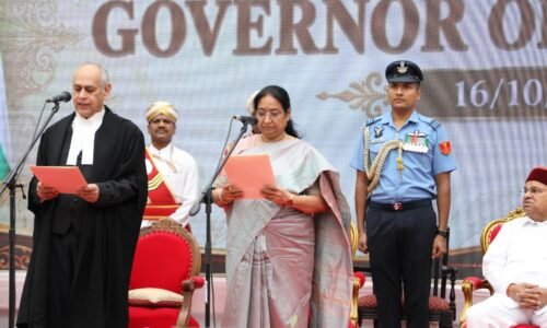 ಕರ್ನಾಟಕದ ನೂತನ ರಾಜ್ಯಪಾಲರಾಗಿ ಡಾ. ಸುಧಾ ಯಾದವ್ ಪ್ರಮಾಣ ವಚನ ಸ್ವೀಕಾರ